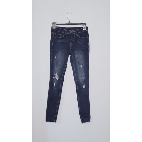 Denim Couture red Blue Jeans Size 1 - Picture 1 of 7